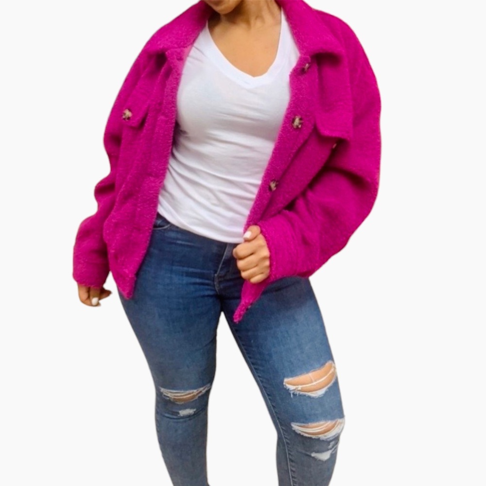 Oversized Teddy Jacket